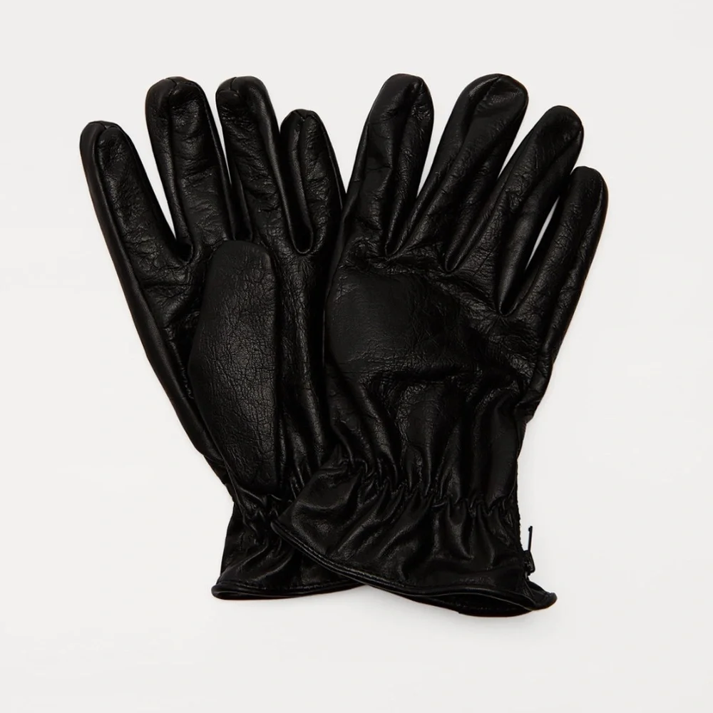 Zara | Accessories | Zara Mens Zippered Leather Gloves | Poshmark